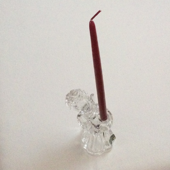 Mikasa Crystal Christmas Angel Candleholder - Picture 5 of 7